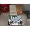 Image 5 : Sewing Notions Lot: Buttonhole Attachment, Pinking Shears, Scissors, Thread, Crochet Needles, and M