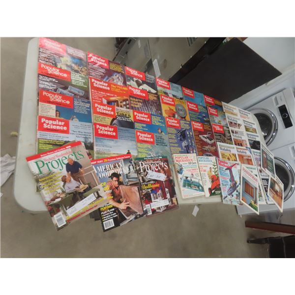 40+ Magazines: Popular Science, Popular Mechanics, Workshop, and More