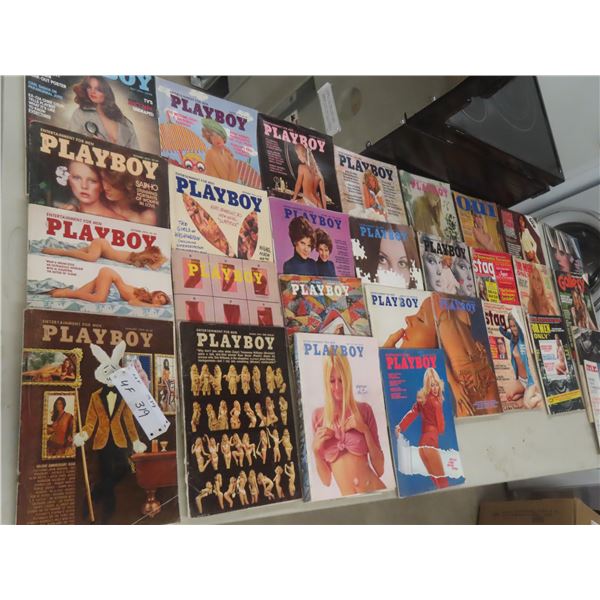 28 Adult Magazines: Playboy (1970s), Stag, Men Only, and More
