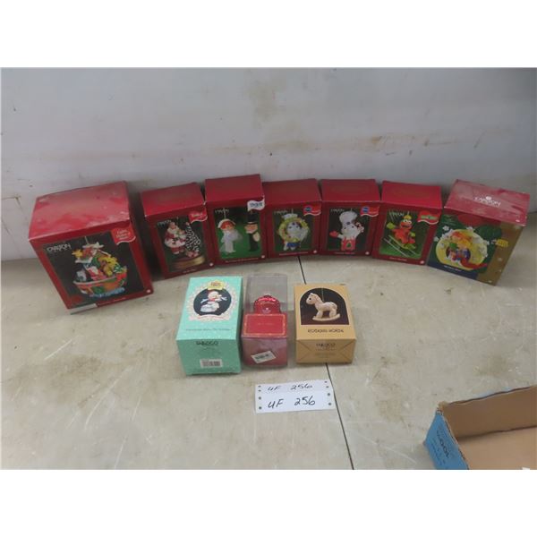Seven Carlton Christmas Ornaments and More