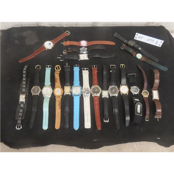 Twenty Fashion Assorted Watches