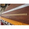 Image 8 : Three Levels Including 48 Inch Level T Square and Meter Stick
