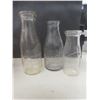 Image 14 : Ten Milk and Cream Bottles Including Brookfield Pink Baby Jar and Purity Jolly Miller Sewing Needle