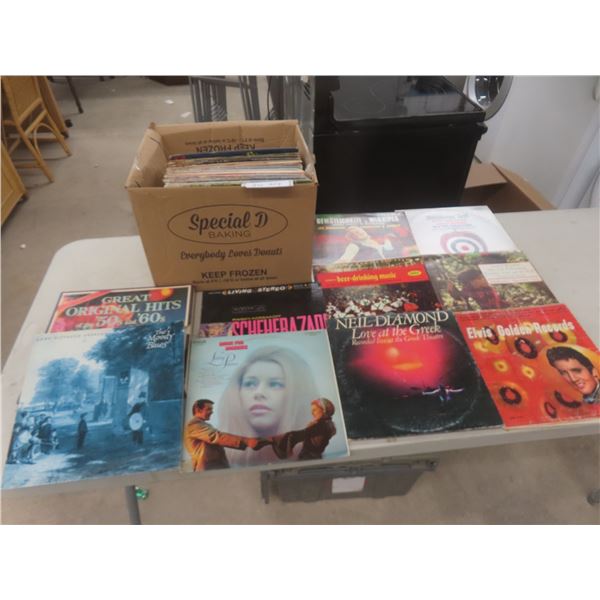 Forty Plus Albums Easy Listening Including Elvis Moody Blues Neil Diamond