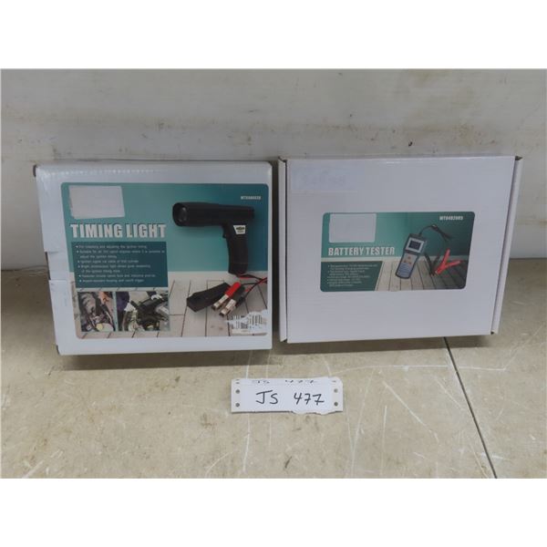 Timing Light and Battery Tester (New or Store Return)