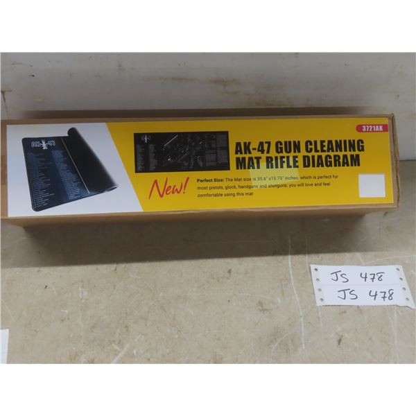 AK-47 Rifle Gun Cleaning Mat With Diagram (New or Store Return)