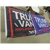 Image 1 : 2 New US President Flags, 36" x 60"