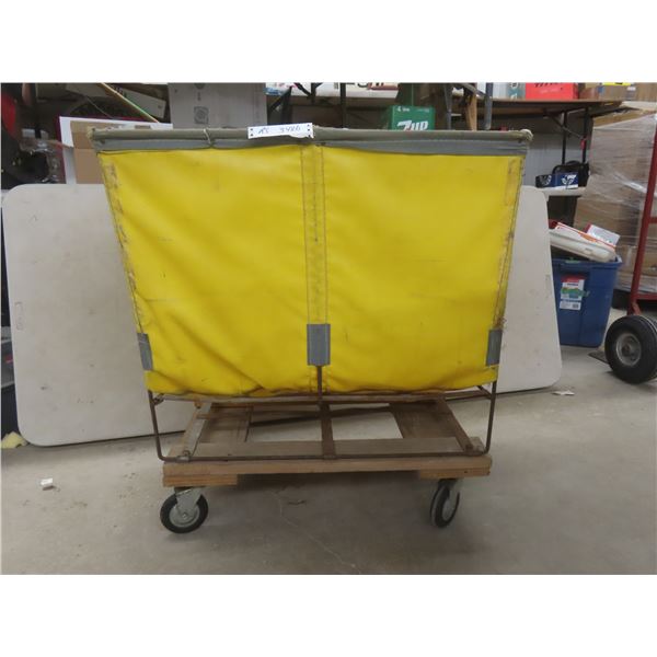 Rolling Laundry Cart, 32" x 31" x 21"