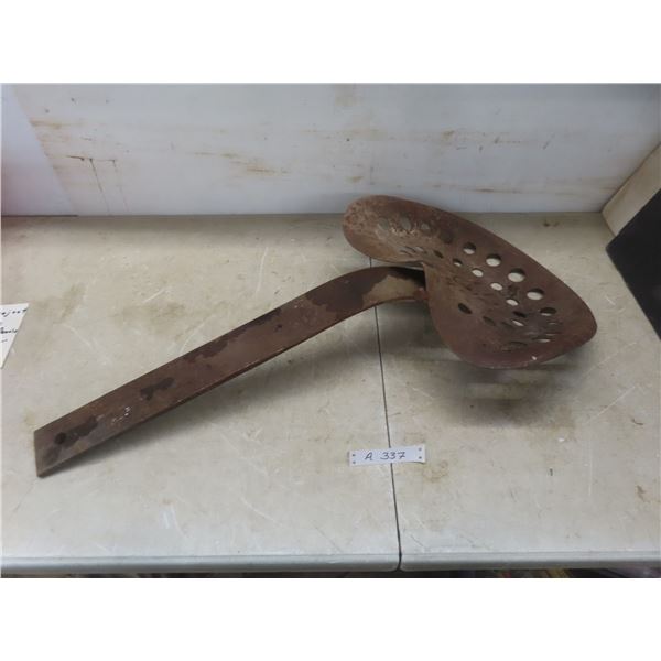 Tractor Implement Cast/Metal Seat