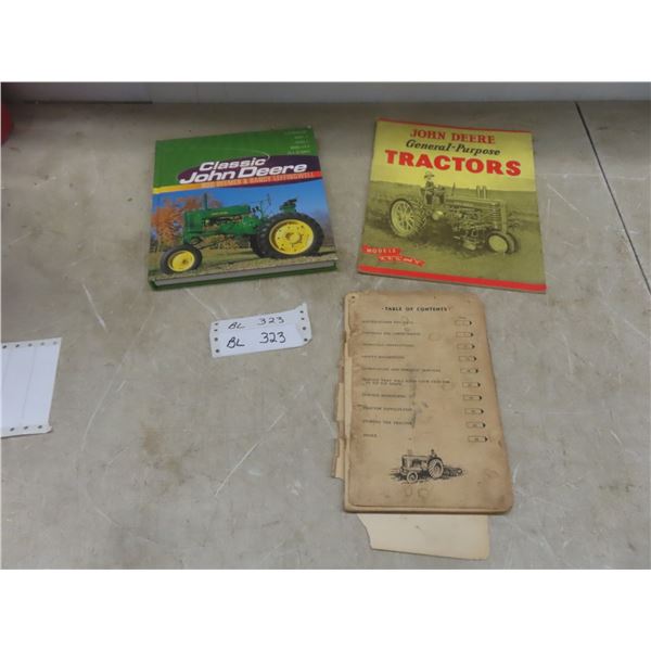 John Deere Trailer Manuals (Models A, B, G, H) + Hardcover "Classic Waterloo Boy" (Models A-D, Seri