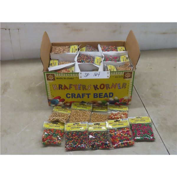 New 144 Pack Craft Beads Nine Different Styles