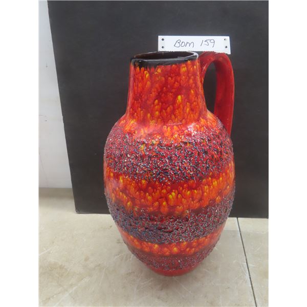 Large West Germany Scheurich Vase 15 1/2 Inches Tall