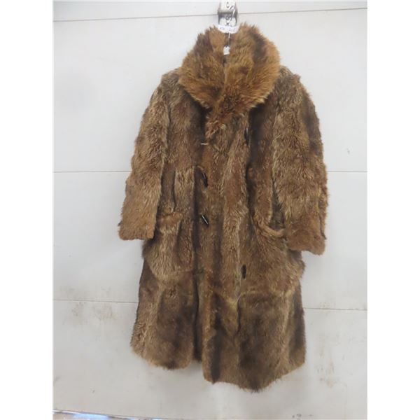 Buffalo Fur Coat Size Large