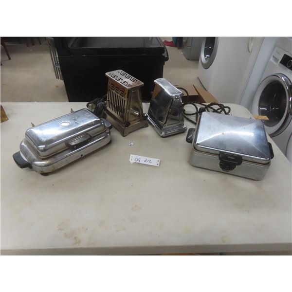 Vintage Toasters and Waffle Irons