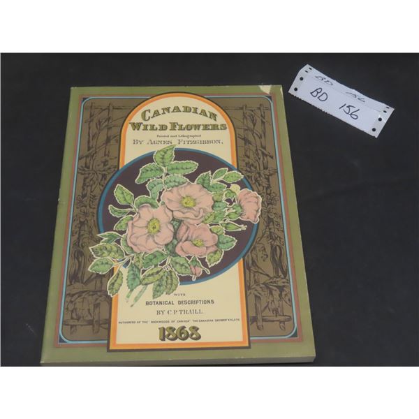 Vintage Canadian Wild Flowers 1868 Rare Reprint Illustrated Book