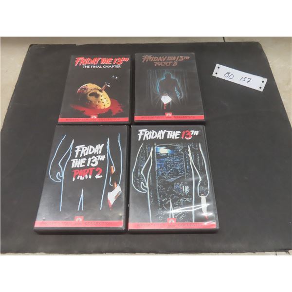 Vintage Friday the 13th Widescreen DVD Collection Parts 1–4