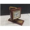 Image 11 : Three Vintage Deco Desk Clocks Including Westclox and Bayard