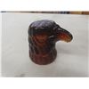 Image 3 : Rare Vintage Amber Eagle Whisky Bottle by Mohan Meakin
