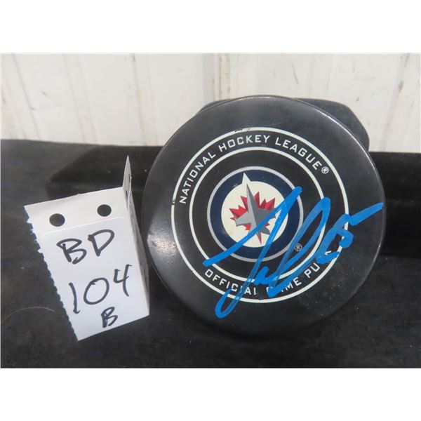 Winnipeg Jets Autographed Luke Schenn Game Puck