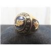 Image 2 : Vintage Winnipeg Blue Bombers .925 Silver CFL Mens Ring, 20 Grams