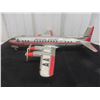 Image 4 : 1960s American Airlines Tin Toy Airplane by Line Mar Toys, 19.5" Wingspan