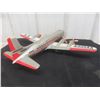 Image 5 : 1960s American Airlines Tin Toy Airplane by Line Mar Toys, 19.5" Wingspan
