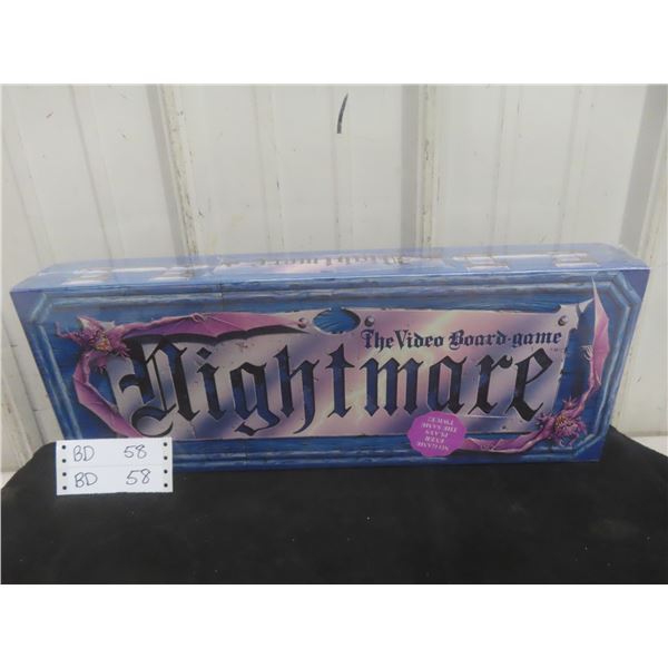 Vintage Sealed Nightmare Video Board Game by Chieftain Products Inc.