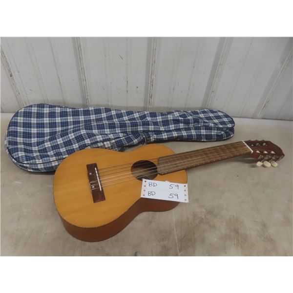 Vintage Yamaha GL-1 Guitalele Guitar With Case 28" Tall