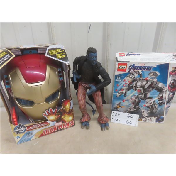 Marvel Iron Man 3 Mask With Lights and Sound Plus Figurines Marvel, Avengers, Lego