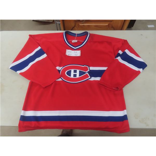 Vintage CCM Montreal Canadiens Men's Large Hockey Jersey