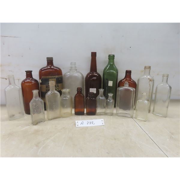 Vintage Bottles: Liquor, Watkins, Rawleigh’s, Apothecary