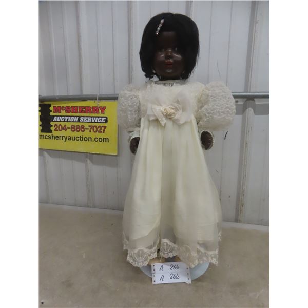 Vintage Doll 28" Tall
