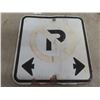 Image 3 : No Parking Metal Sign (12" x 12"), 3 Axe Heads & Milk Can Lid