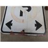 Image 6 : No Parking Metal Sign (12" x 12"), 3 Axe Heads & Milk Can Lid