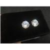 Image 5 : New 18K Gold-Plated 3.0 CT Each Simulated Diamond Stud Earrings