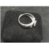 Image 2 : New Platinum-Plated 1.0 CT Simulated Diamond Mass Ring, Resizable