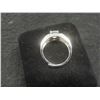 Image 4 : New Platinum-Plated 1.0 CT Simulated Diamond Mass Ring, Resizable