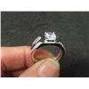 Image 5 : New Platinum-Plated 1.0 CT Simulated Diamond Mass Ring, Resizable