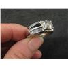 Image 6 : New Platinum-Plated 1.0 CT Simulated Diamond Mass Ring, Resizable