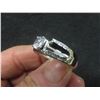 Image 7 : New Platinum-Plated 1.0 CT Simulated Diamond Mass Ring, Resizable