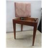 Image 5 : Wood Stool With Storage, 19" x 17" x 15"