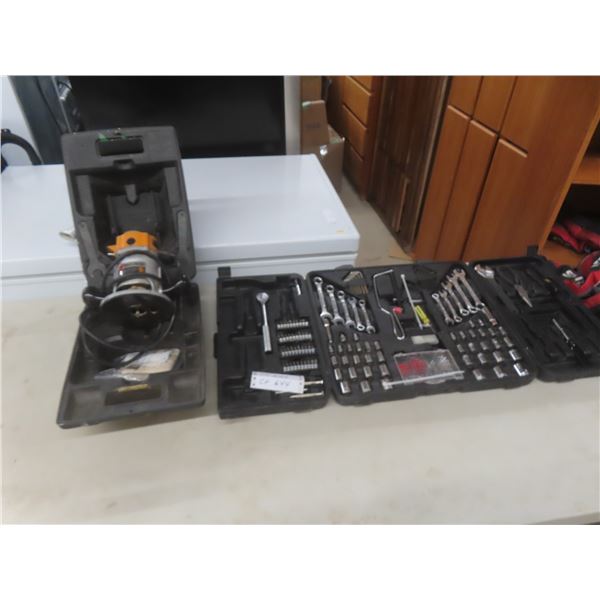 Black & Decker Power Router & Socket Set w/Wrenches, 3/8" Ratchet & Precision Screwdrivers