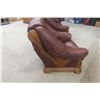 Image 10 : Leather/Leather-Style Living Room Chair and Love Seat, 60" Wide