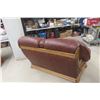 Image 7 : Leather/Leather-Style Living Room Chair and Love Seat, 60" Wide