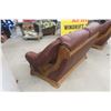 Image 8 : Leather/Leather-Style Living Room Chair and Love Seat, 60" Wide