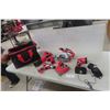 Image 1 : Tool Set Including Circular Saw, Reciprocating Saw, Drill, Charger, and Case