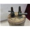 Image 9 : 2-Gallon Stoneware Crock and Vintage Lye Solution Stoneware Container With Brass Dispenser