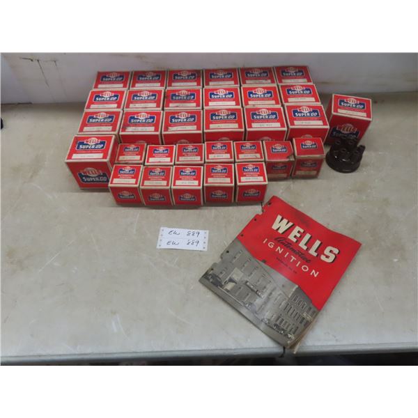 Wells Automotive Ignition Parts, New Old Stock, Part Numbers Shown in Photos