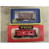 Image 3 : New HO Gauge Model Train Cars Including Caboose, Freight, and Tanker