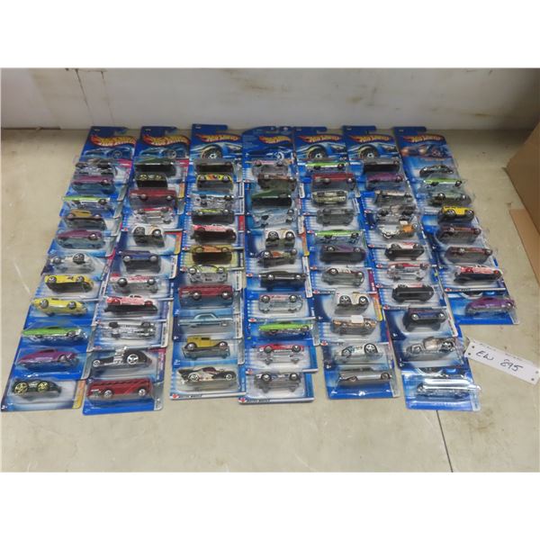 74 Hot Wheels Die-Cast Cars